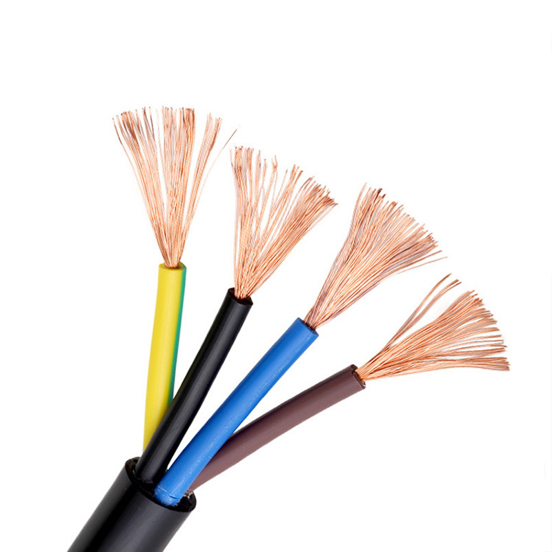 VDE Standard H03VV-F PVC insulated sheathed flexible cable